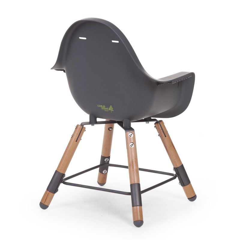 CHILDHOME Evolu 2 Chair with Bumper - Natural / Anthra