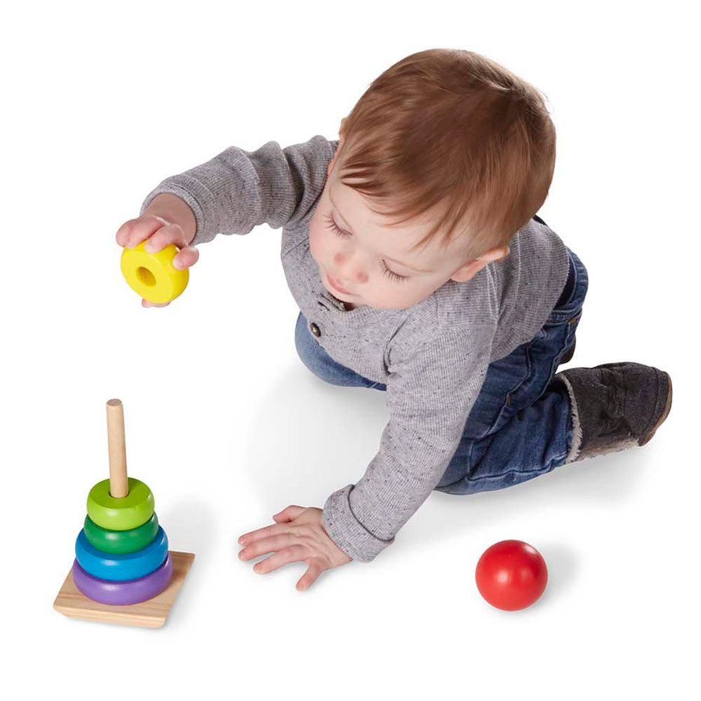 Melissa & Doug - Rainbow Stacker Classic Toy