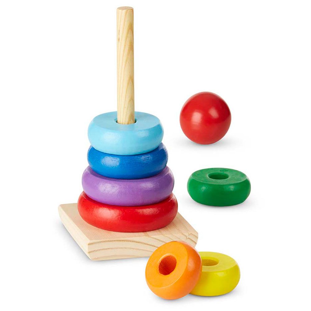 Melissa & Doug - Rainbow Stacker Classic Toy