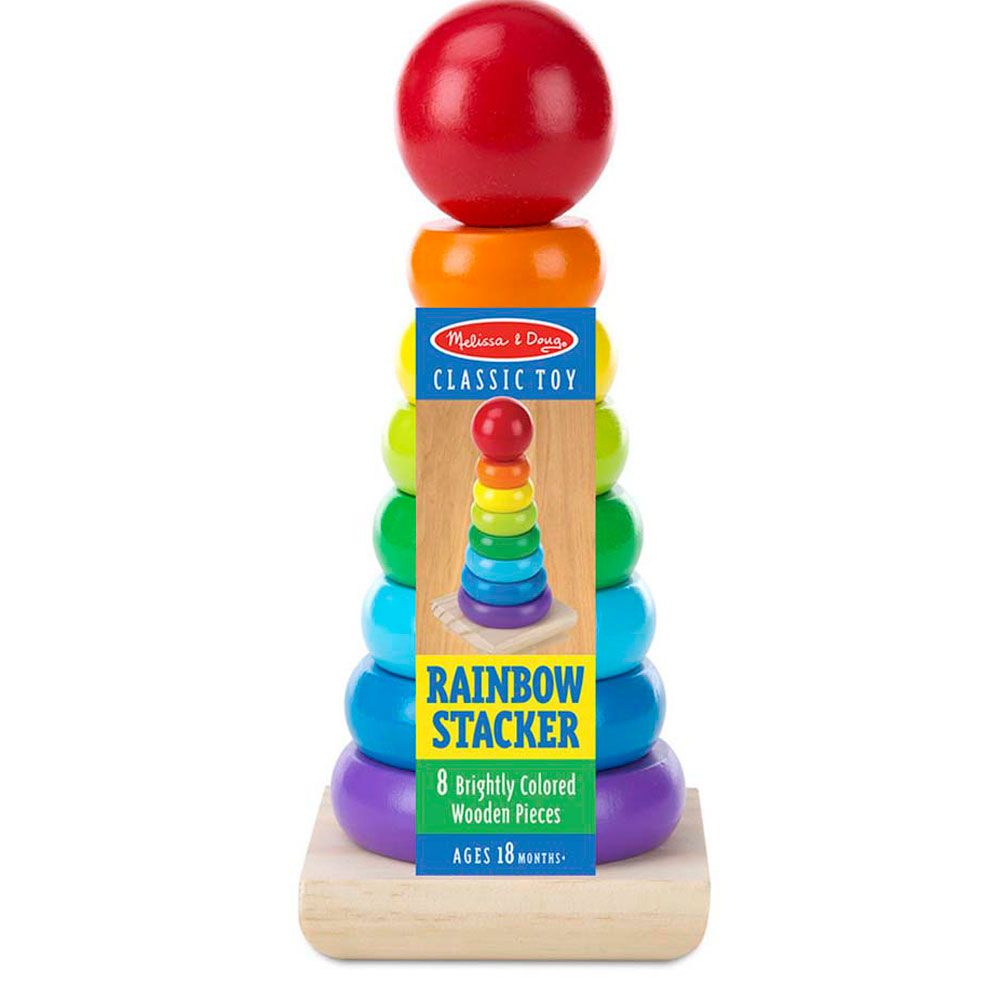 Melissa & Doug - Rainbow Stacker Classic Toy