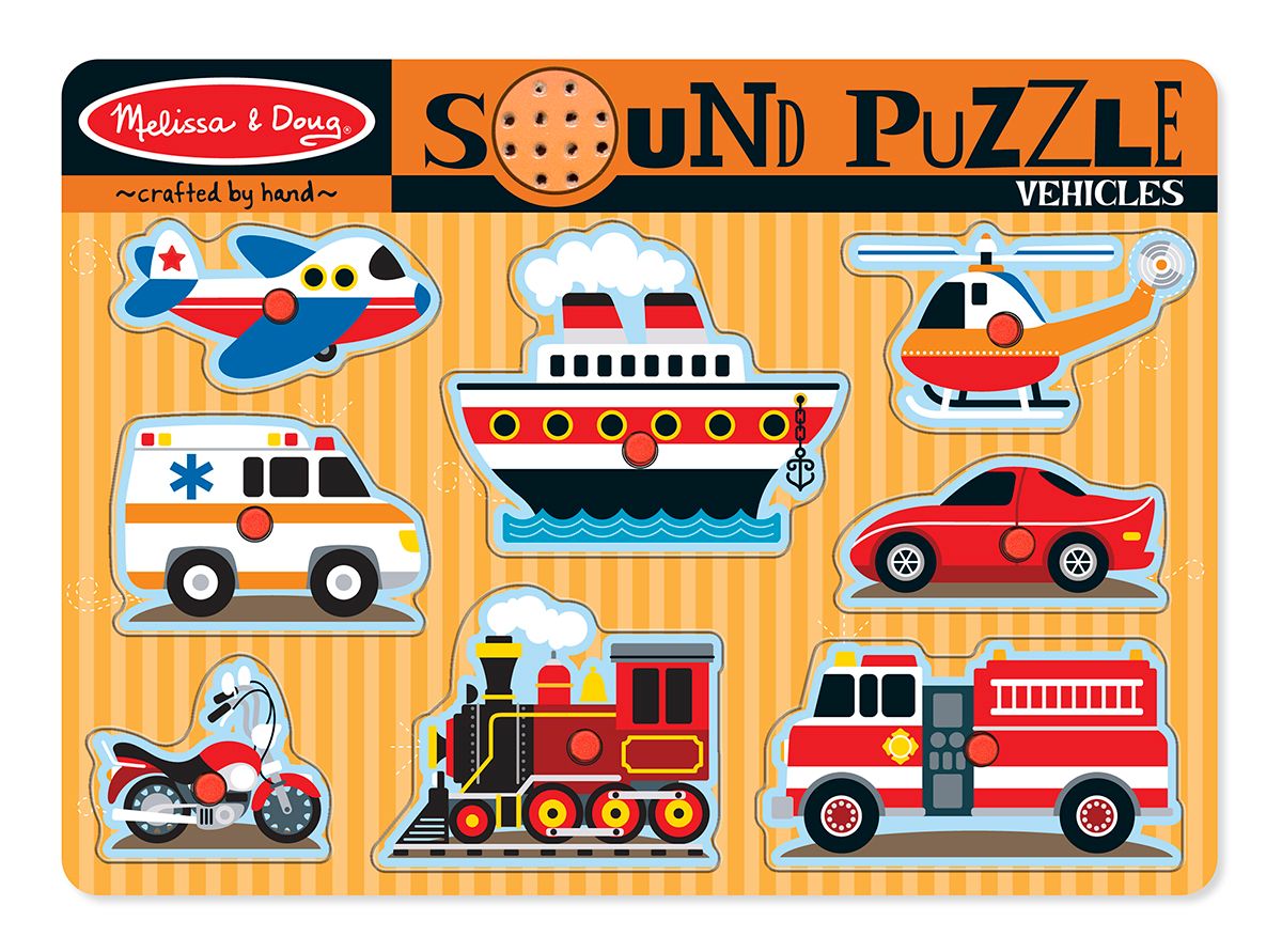 Melissa & Doug Vehicles Sound Puzzle