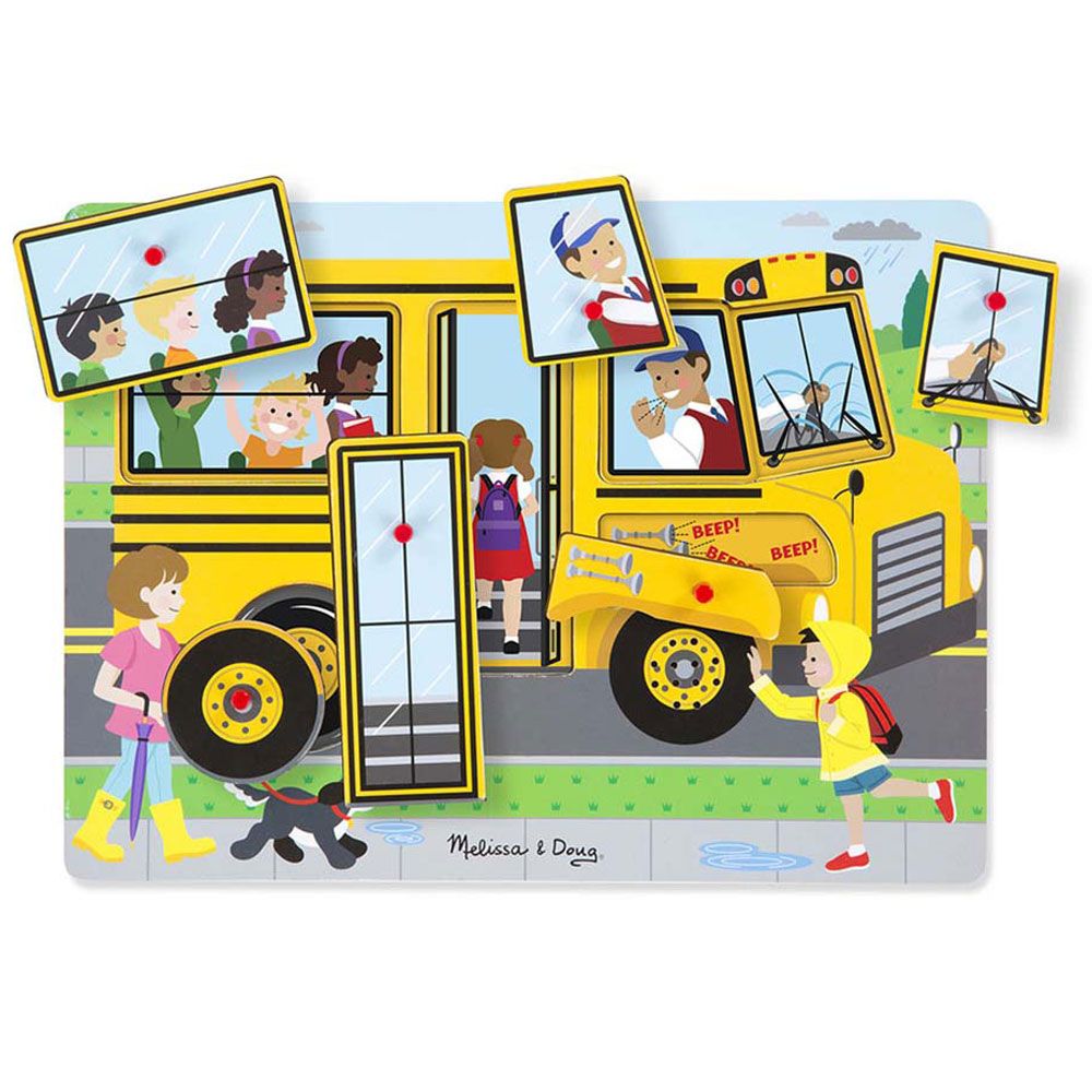 Melissa & Doug - The Wheels on the Bus Sound Puzzle