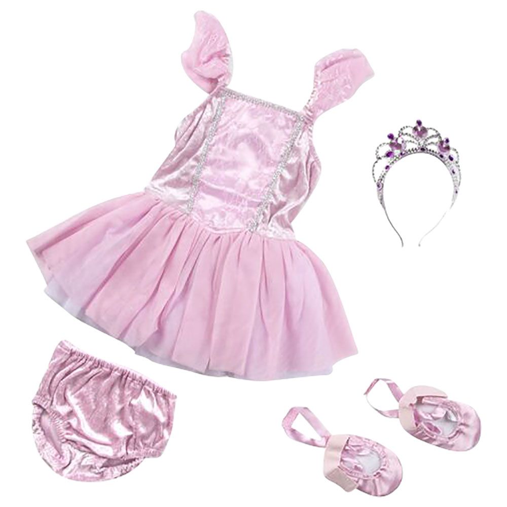 Melissa & Doug - Ballerina Role Play Costume Set Pink