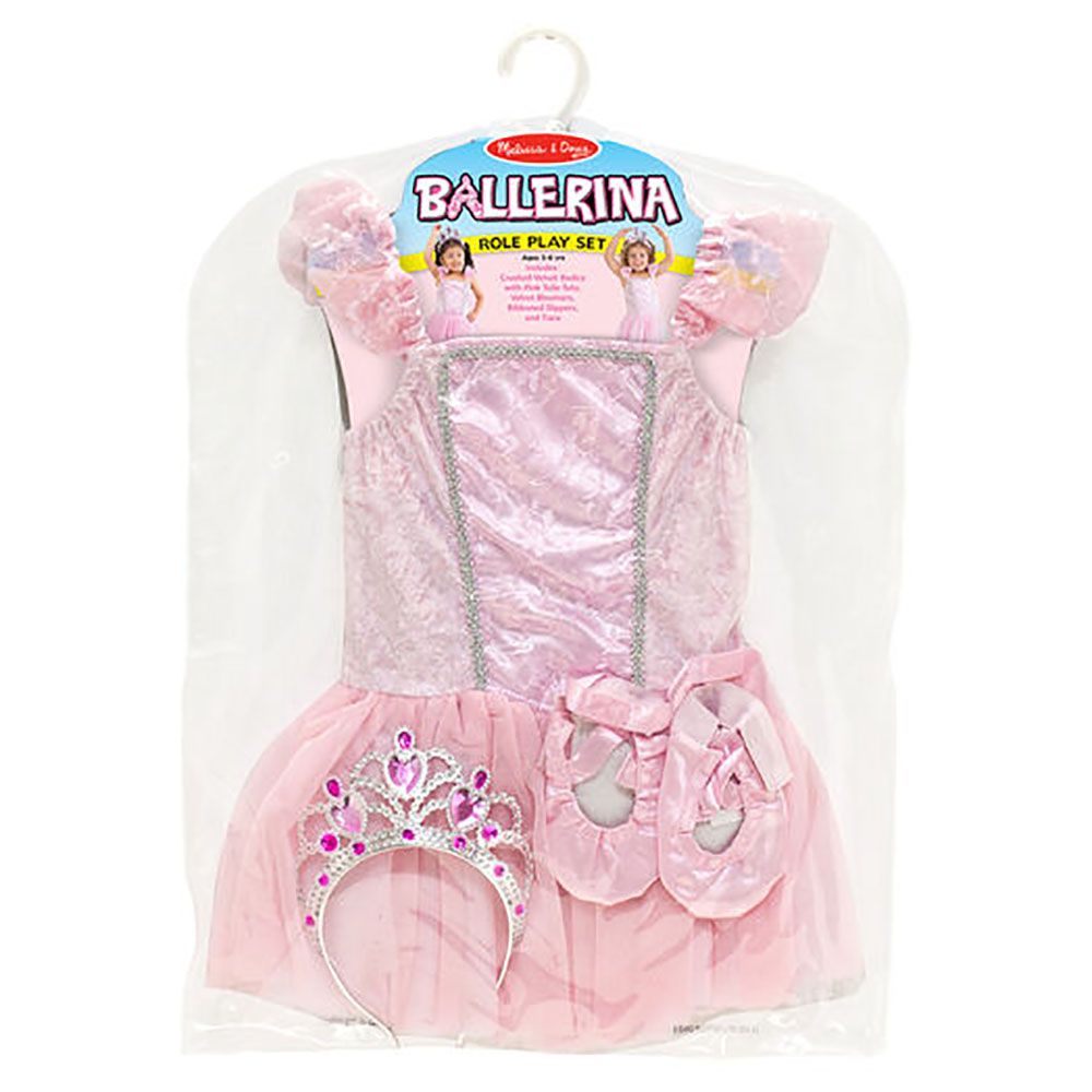 Melissa & Doug - Ballerina Role Play Costume Set Pink