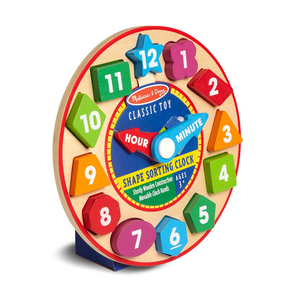 Melissa & Doug Shape Sorting Clock