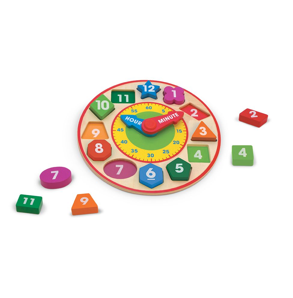 Melissa & Doug Shape Sorting Clock