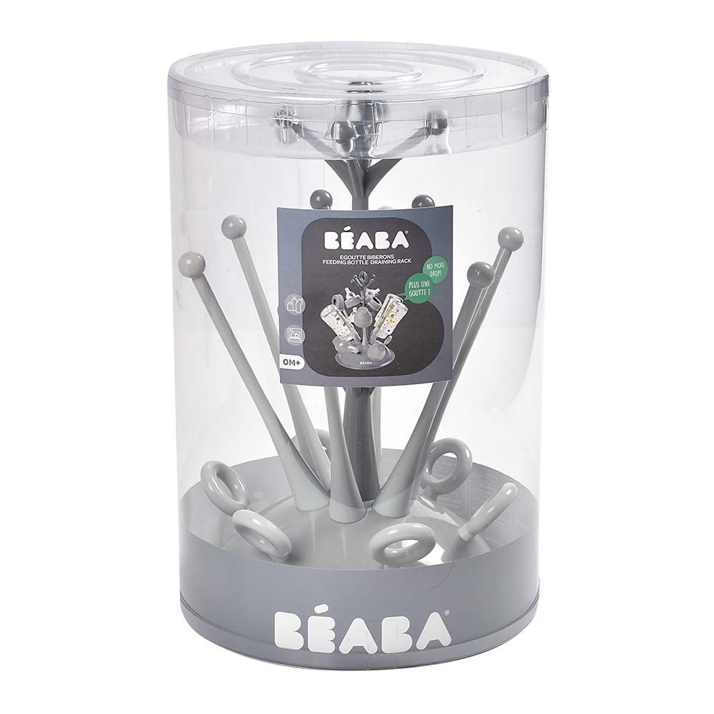 Beaba - Tree Draining Rack Baby Bottles And Accessories - Grey