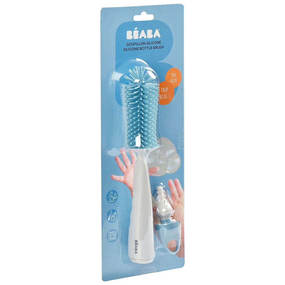 Beaba - Silicone Bottle Brush - Blue