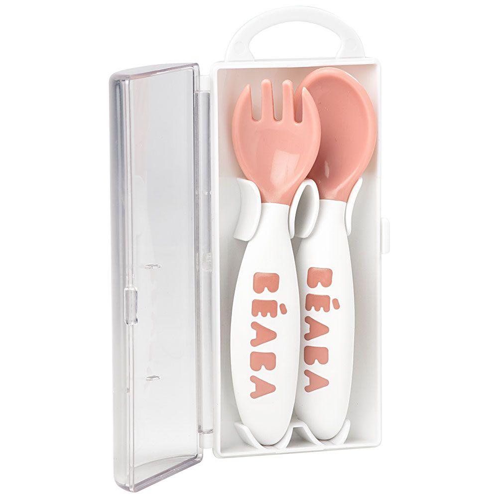 Beaba - Training Fork And Spoon 2nd Age - Nude