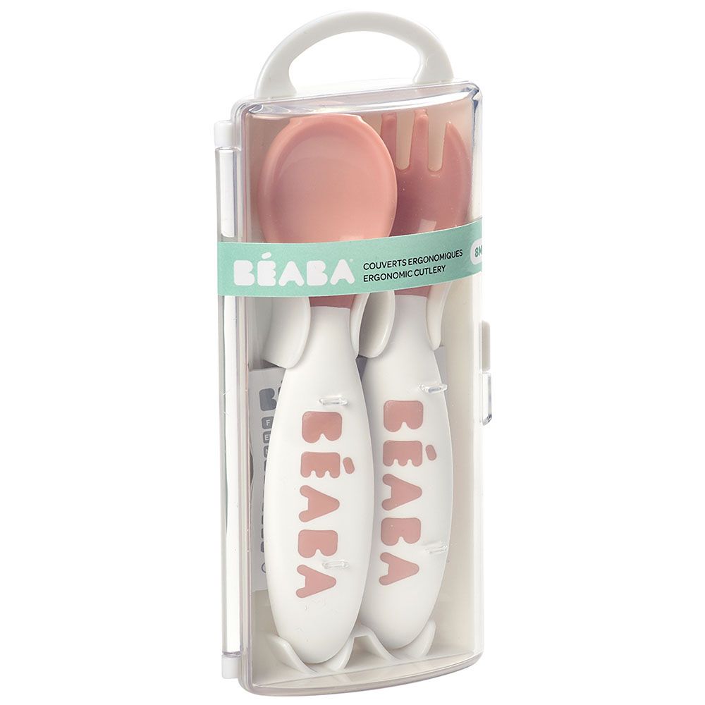 Beaba - Training Fork And Spoon 2nd Age - Nude