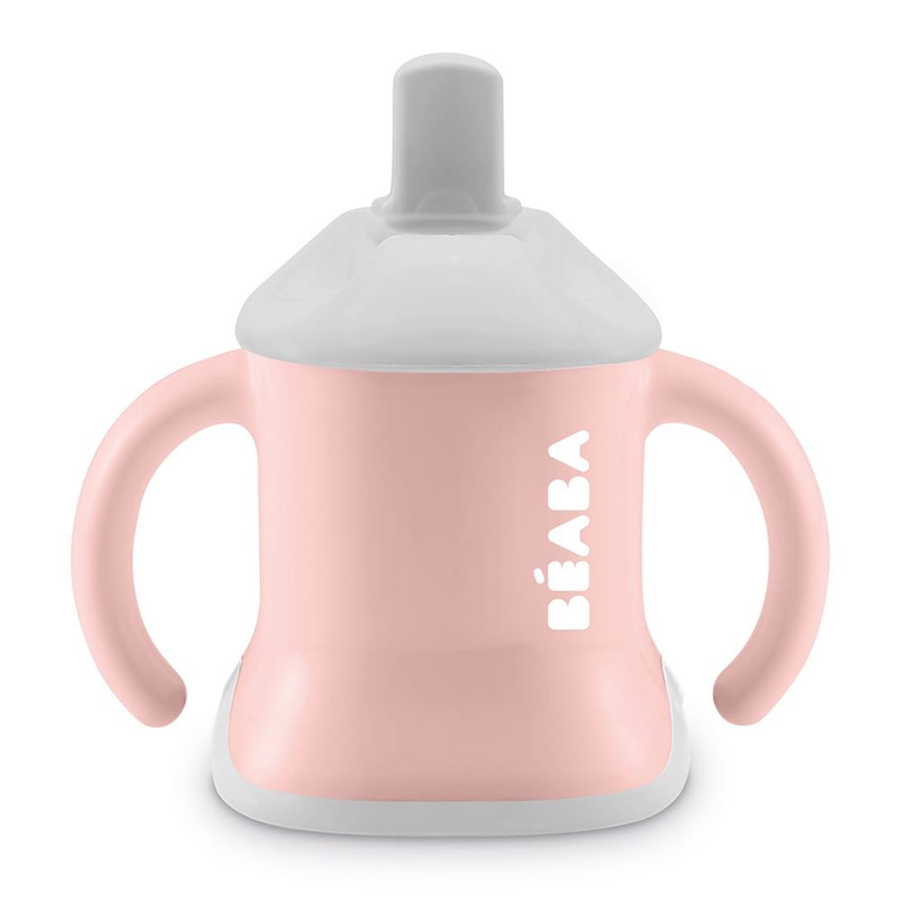 Beaba - 3-in-1 Evolutive Training Cup - Old Pink