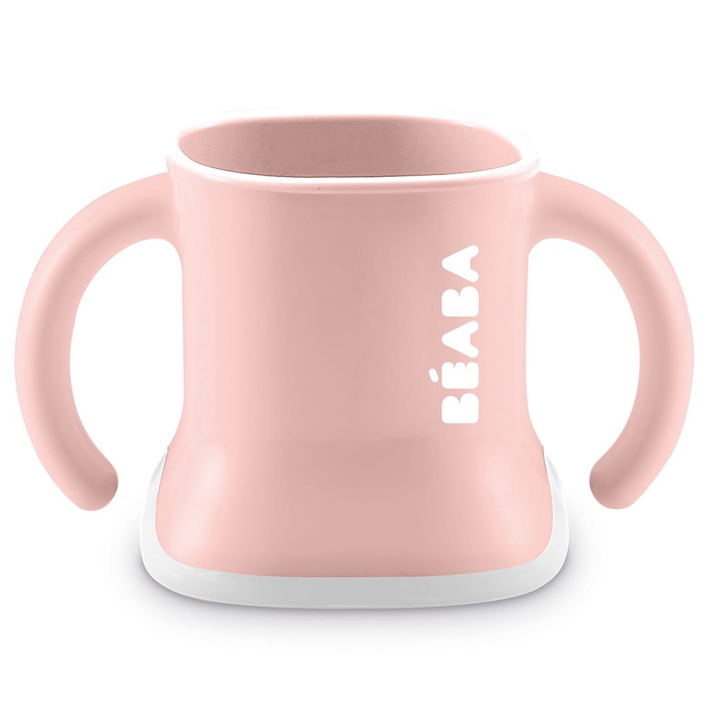 Beaba - 3-in-1 Evolutive Training Cup - Old Pink