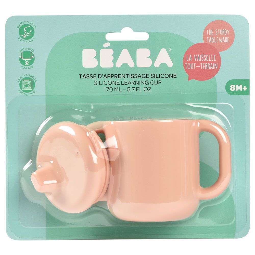 Beaba - Silicone Learning Cup - Pink