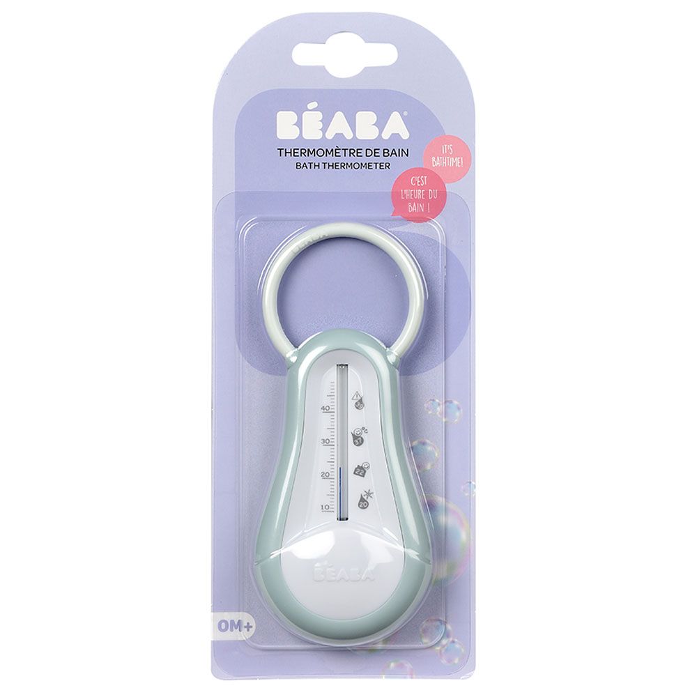 Beaba - Bath Liquid Indicator Thermometer - Green Blue