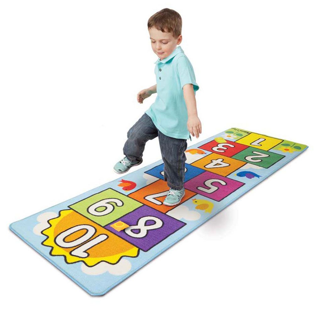 Melissa & Doug - Hop & Count Hopscotch Rug