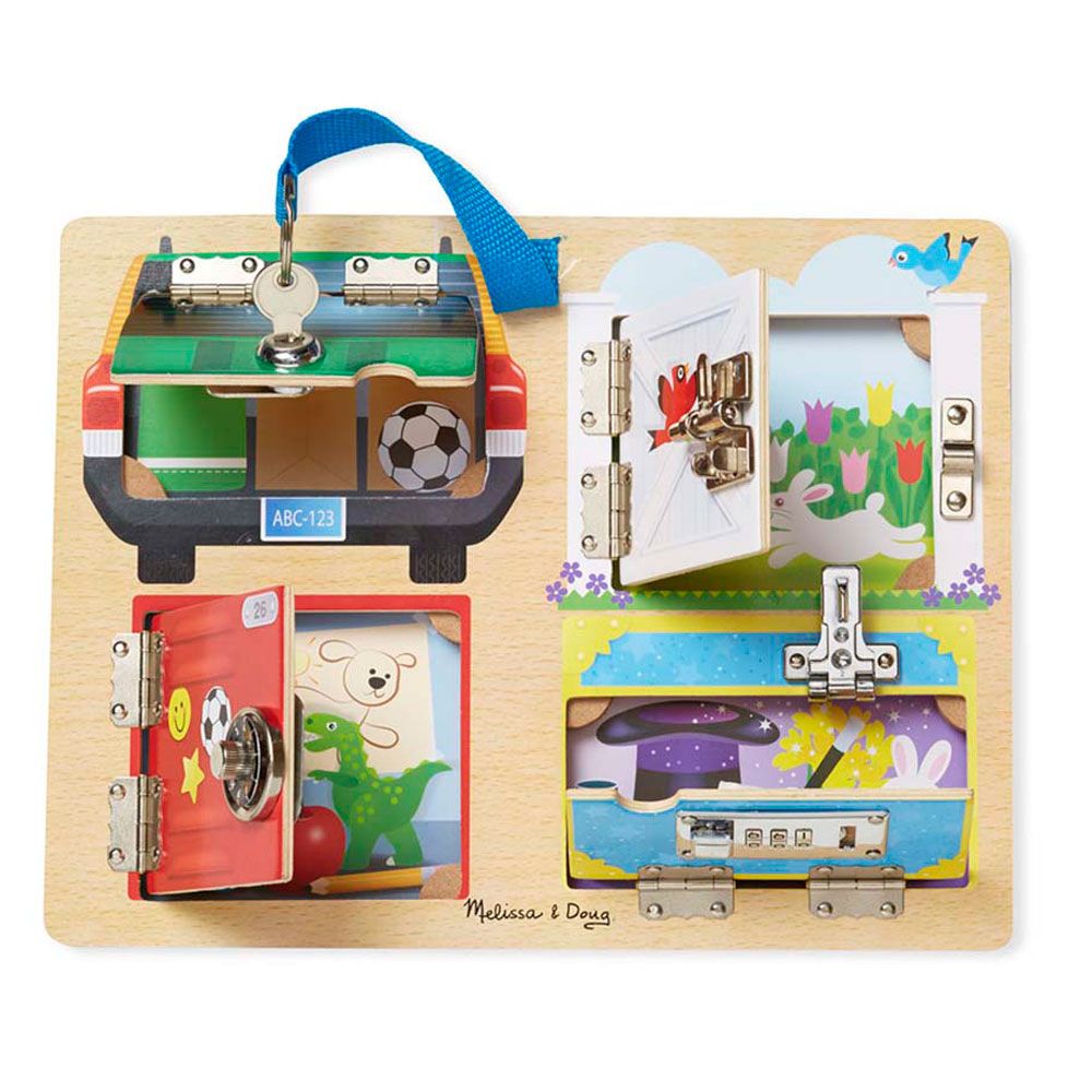 Melissa & Doug - Locks & Latches Board