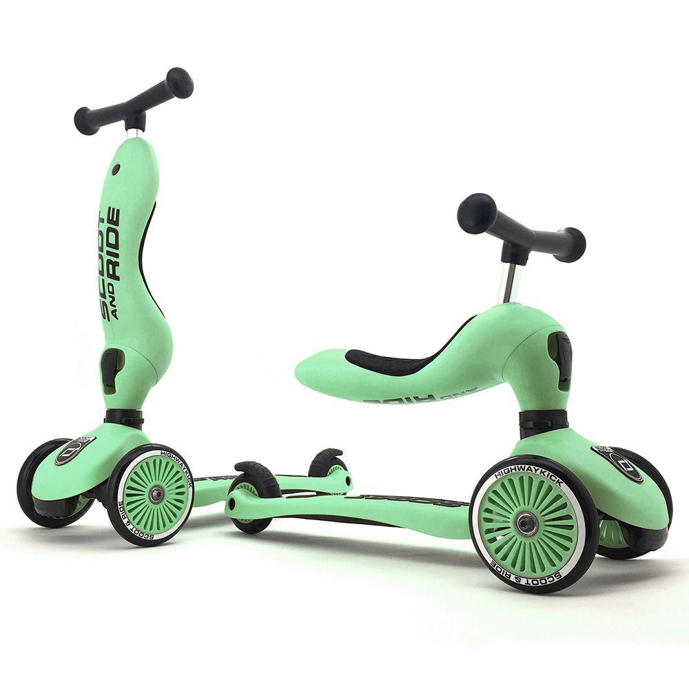 Scoot & Ride - 2-in-1 Scooter Highwaykick 1 - Kiwi