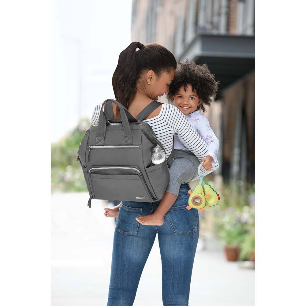 SkipHop - Main Frame Diaper Backpack - Charcoal