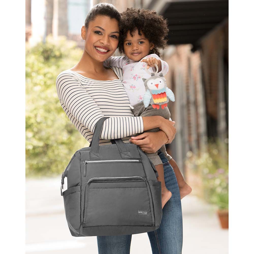 SkipHop - Main Frame Diaper Backpack - Charcoal