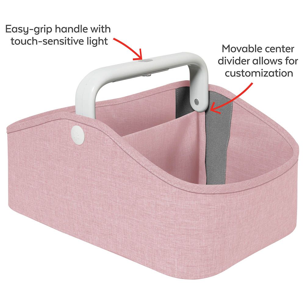 SkipHop - Light Up Diaper Caddy - Pink