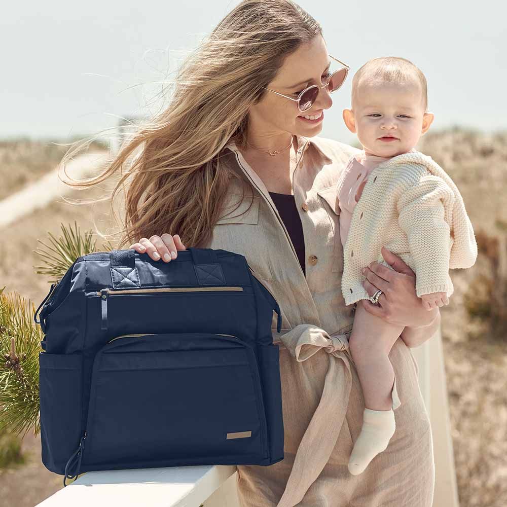 Skip Hop - Main Frame Diaper Backpack - Midnight Navy