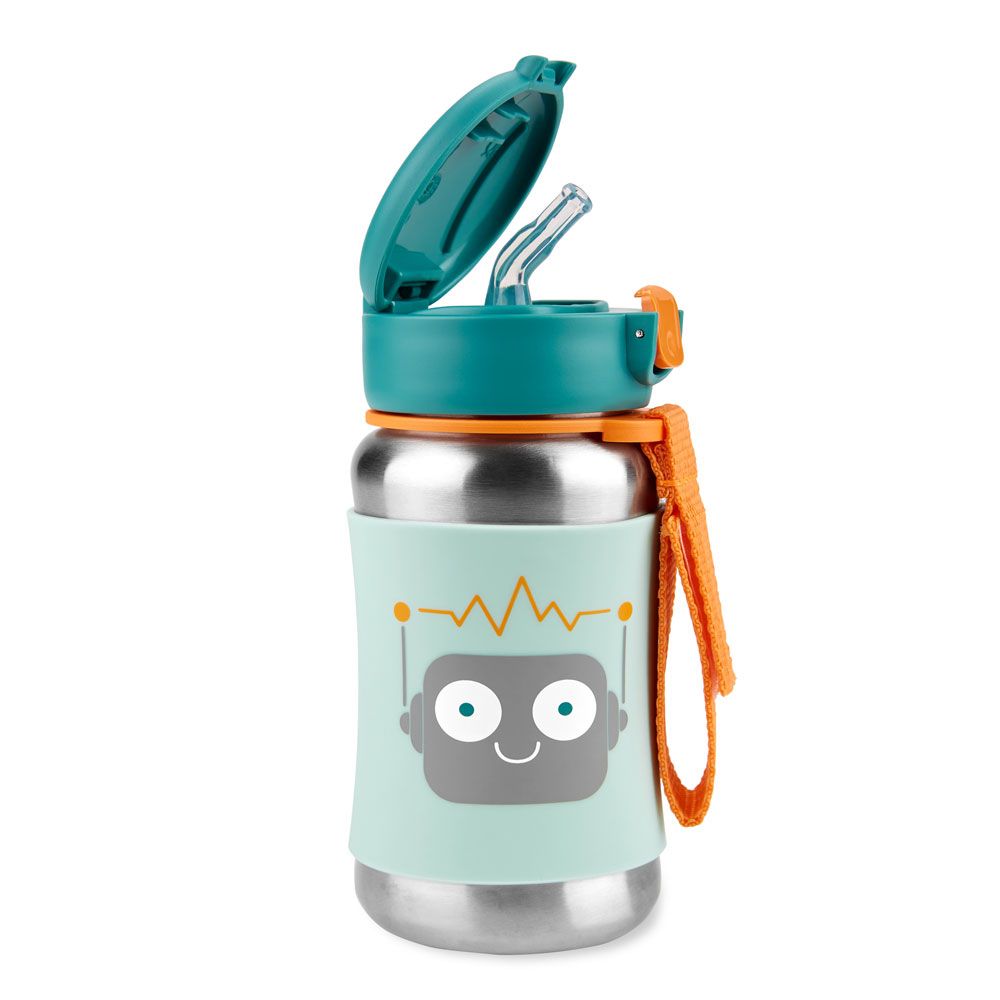 SkipHop - Spark Style Straw Bottle - Robot