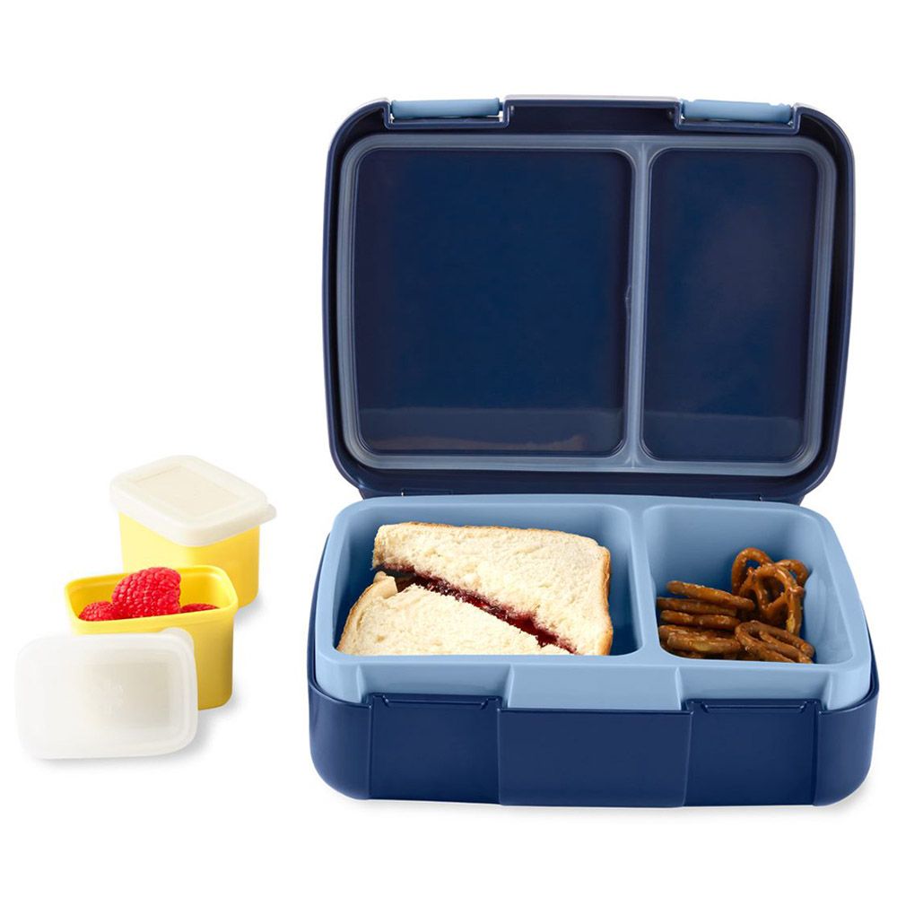 Skiphop - 2-4 Compartments Spark Style Bento Box - Rocket