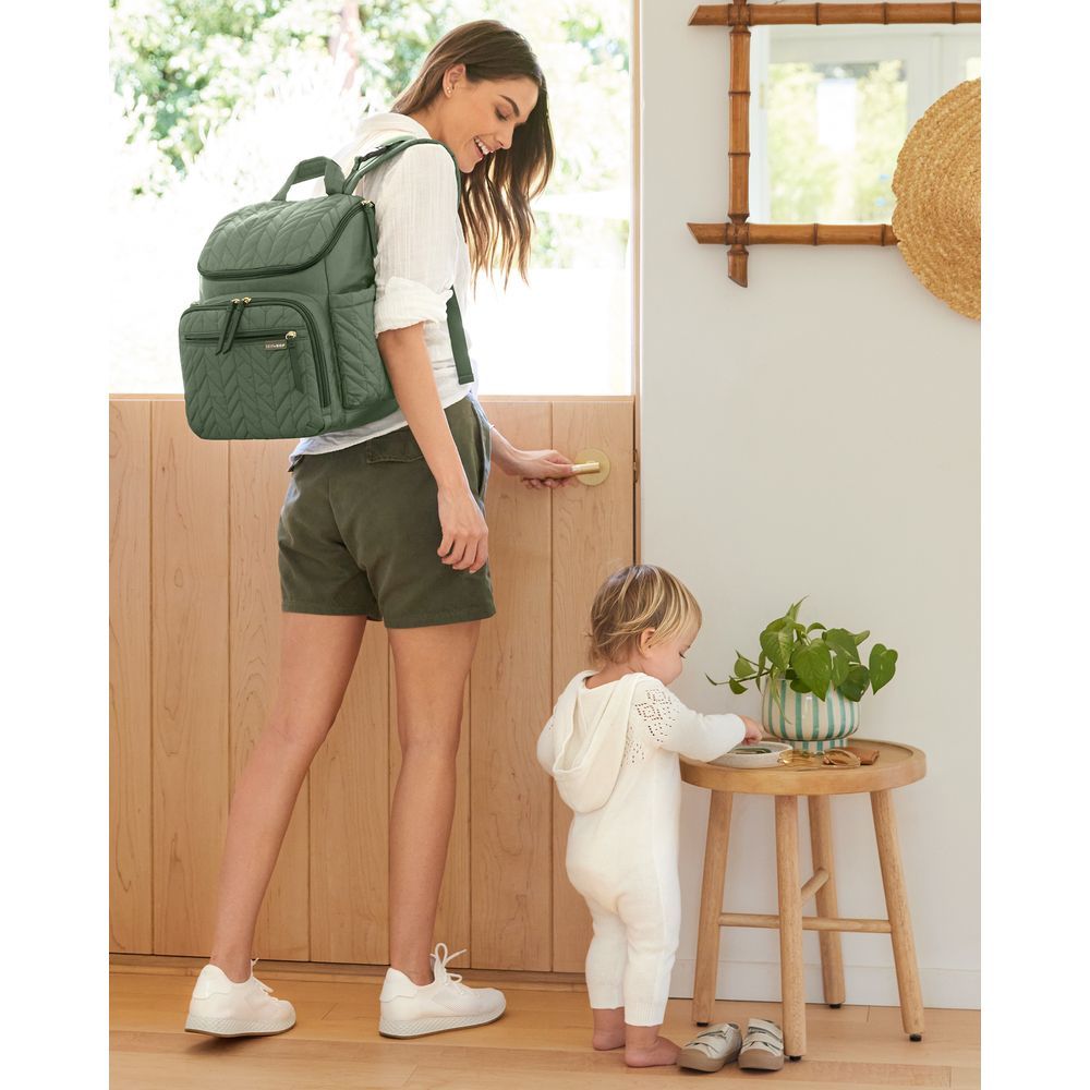 SkipHop - Forma Diaper Backpack - Sage