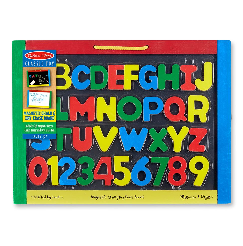 Melissa & Doug Magnetic Chalkboard/Dry-Erase Board