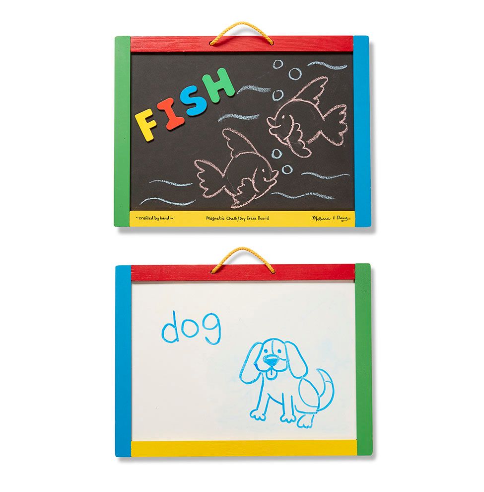 Melissa & Doug Magnetic Chalkboard/Dry-Erase Board