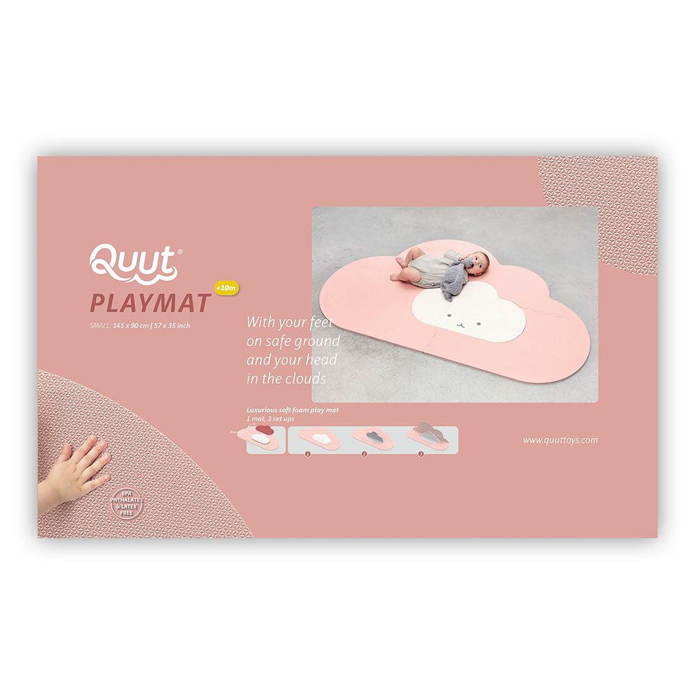 Quut - Playmat Cloud Small - Blush Rose