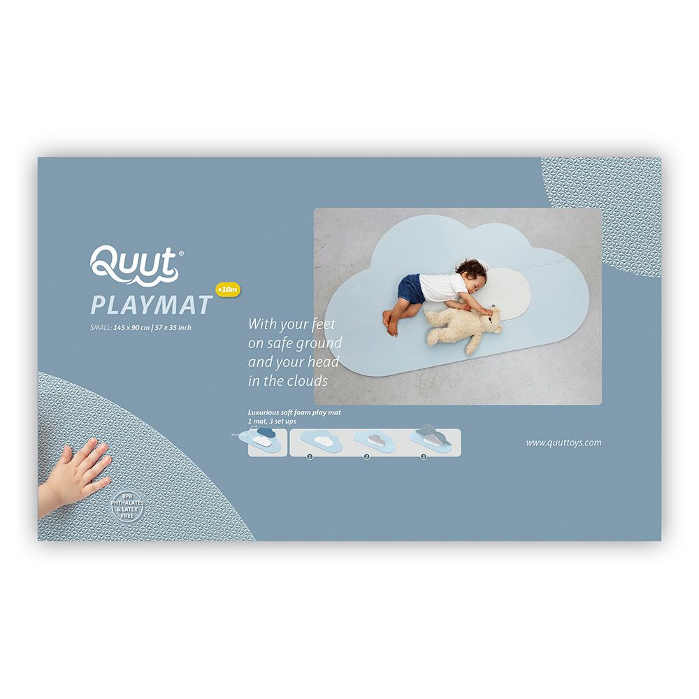 Quut - Playmat Cloud Small - Dusty Blue