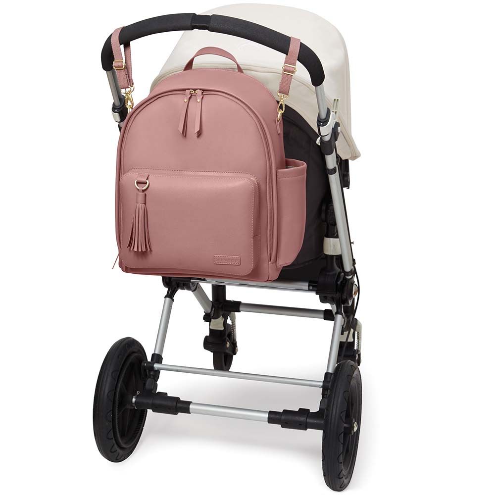 SkipHop - Greenwich Diaper Backpack - Dusty Rose