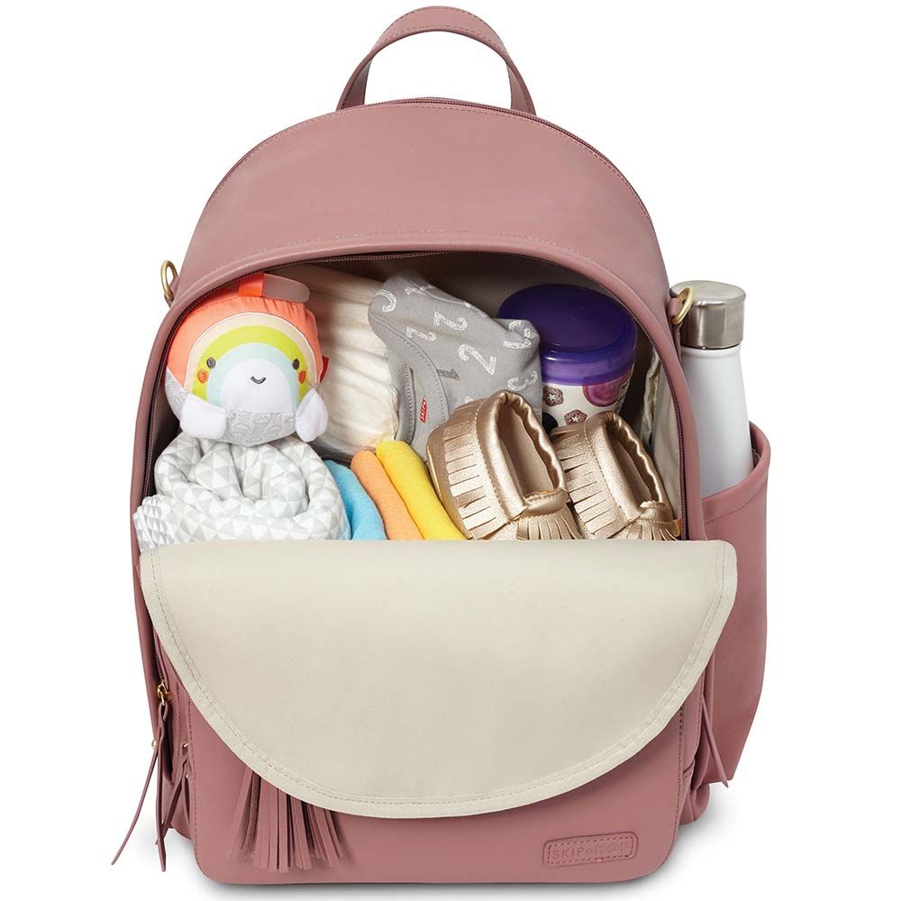 SkipHop - Greenwich Diaper Backpack - Dusty Rose