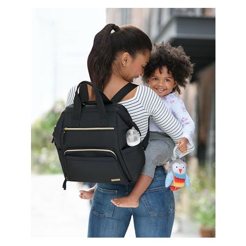 SkipHop - Main Frame Diaper Backpack - Black