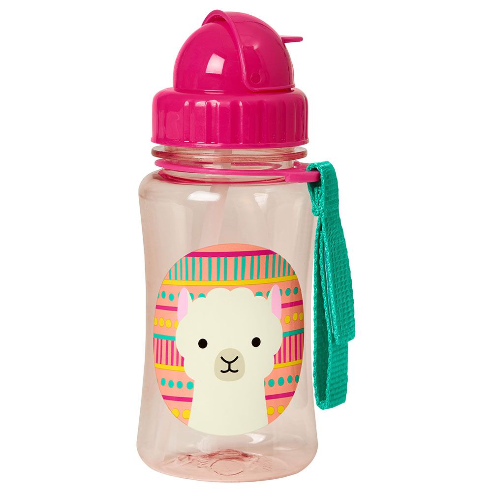 SkipHop - Zoo Straw Bottle 350ml - Llama