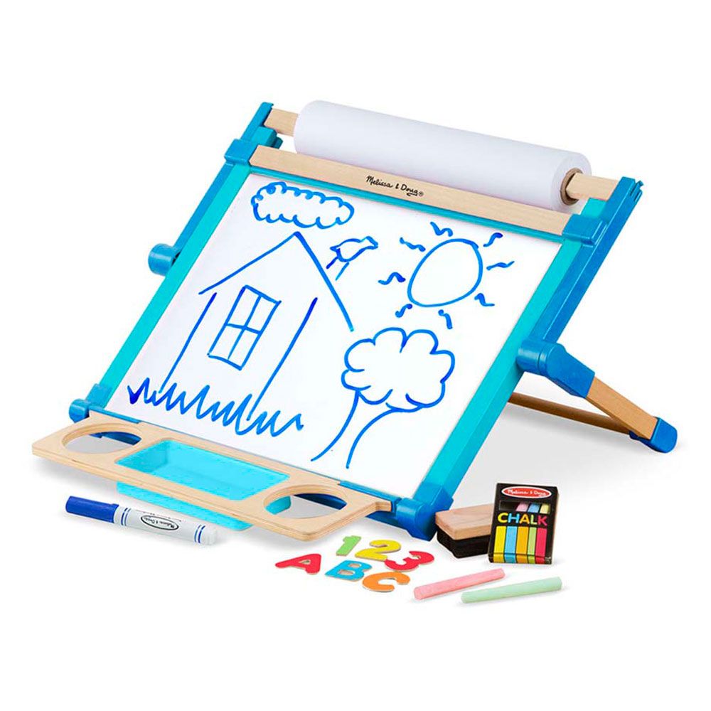 Melissa & Doug - Double-Sided Magnetic Tabletop Easel