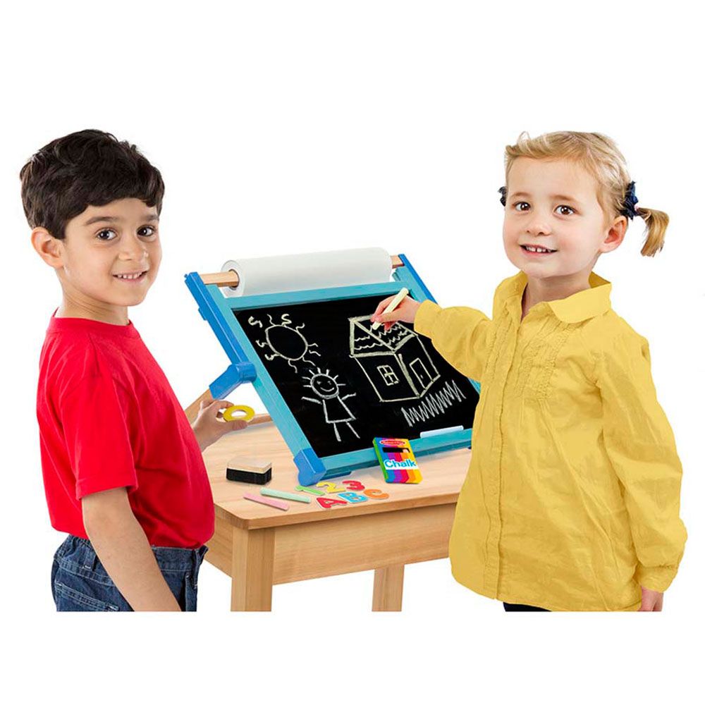 Melissa & Doug - Double-Sided Magnetic Tabletop Easel