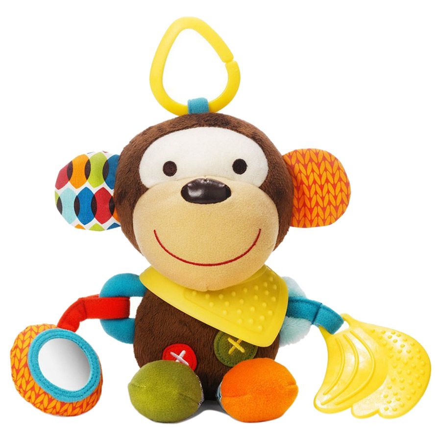 SkipHop Bandana Buddies Activity Toy, Monkey