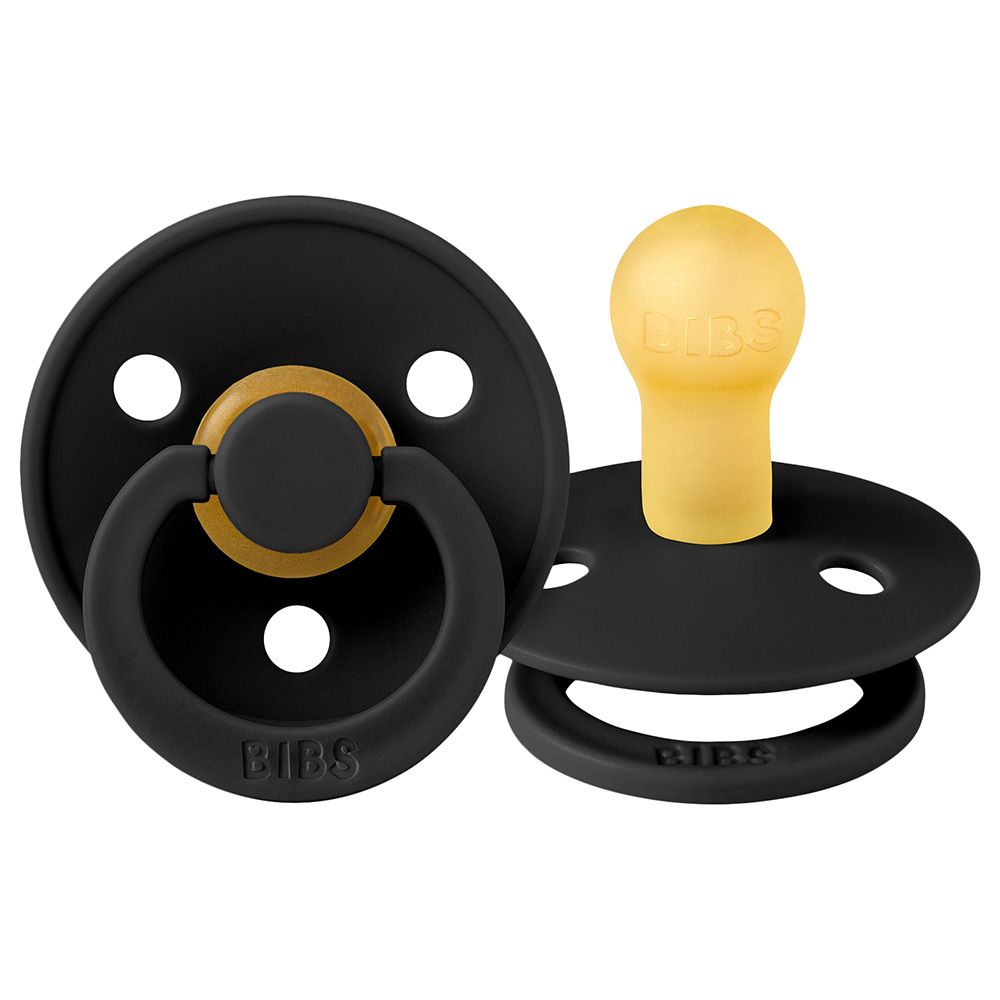 Bibs - Latex Colour Flow Pacifier - S1 - Black