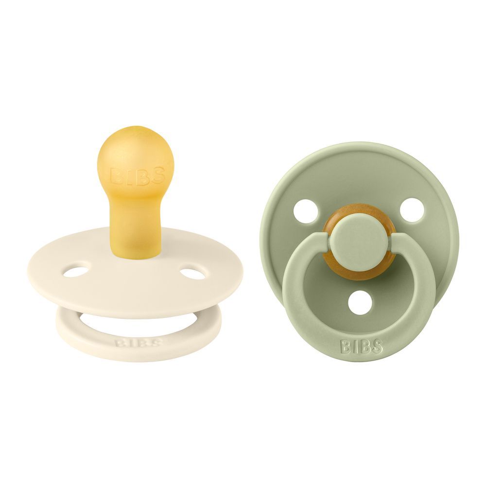 Bibs - Colour S1 Pacifiers - Pack of 2 - Ivory/Sage