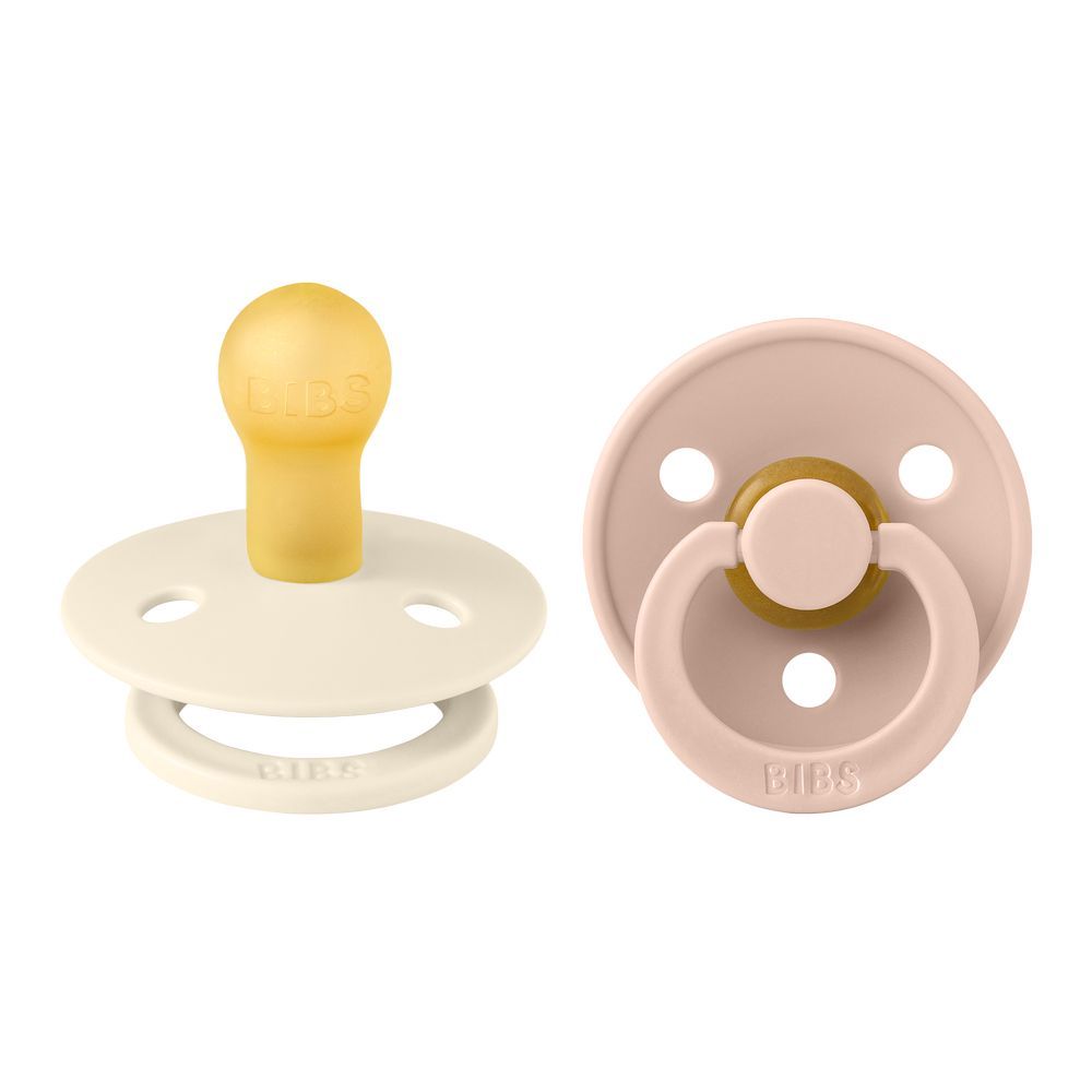 Bibs - Colour S1 Pacifiers - Pack of 2 - Ivory/Blush