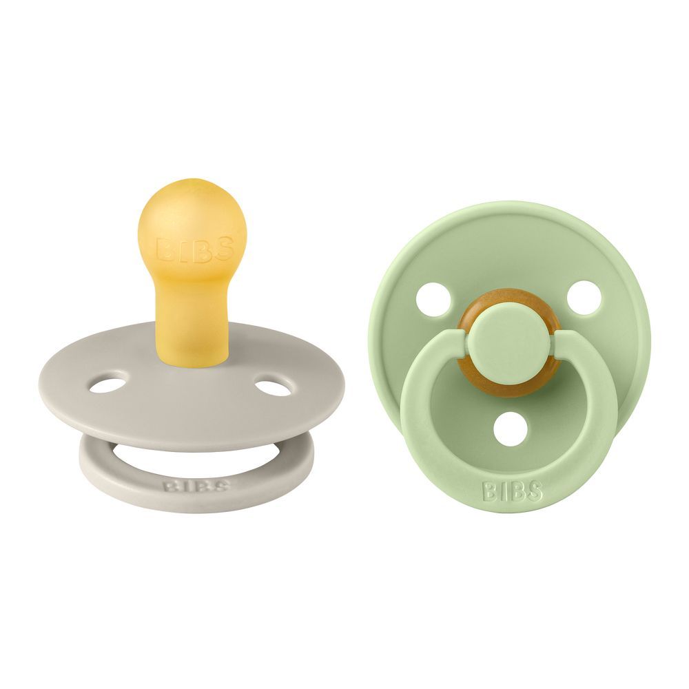 Bibs - Colour S1 Pacifiers - Pack of 2 - Sand/Pistachio