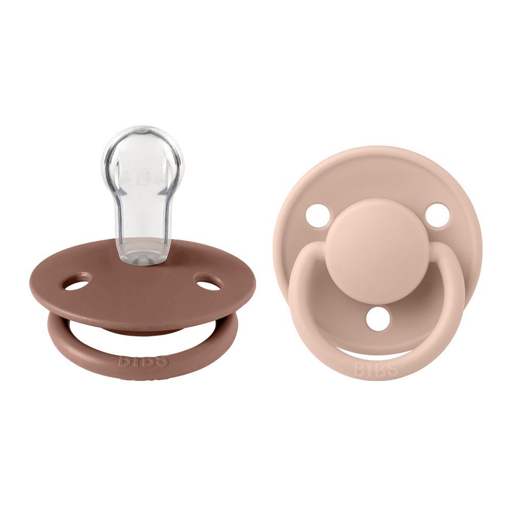 Bibs - De Lux Pacifiers - Pack of 2 - Woodchuck/Blush