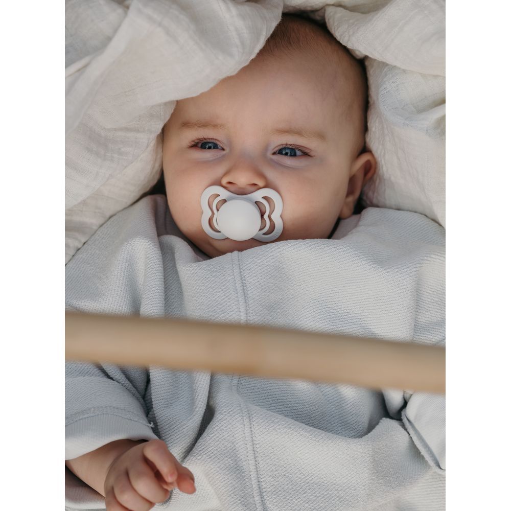 Bibs - Supreme S1 Pacifiers - Pack of 2 - Ivory/Blush