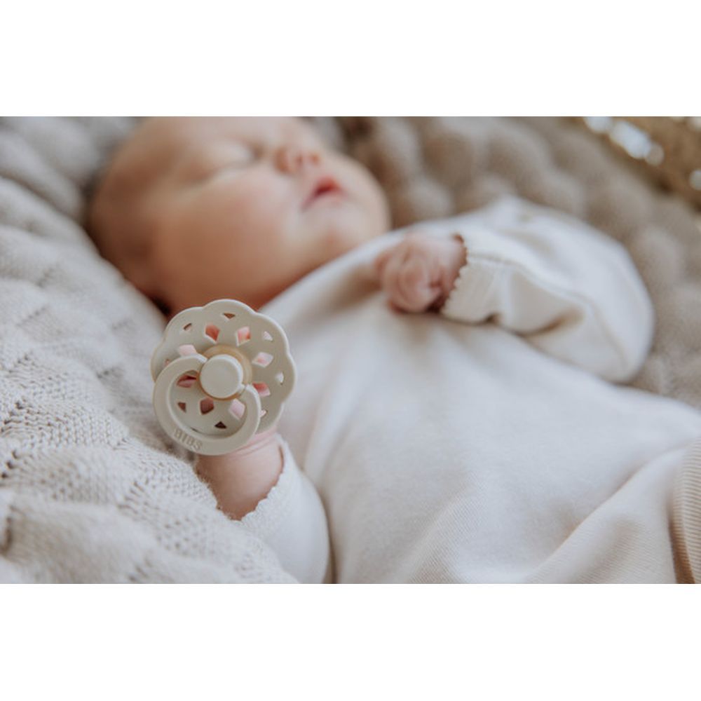 Bibs - Boheme S1 Pacifiers -0M+ - Pack of 2 - Vanilla/Peach