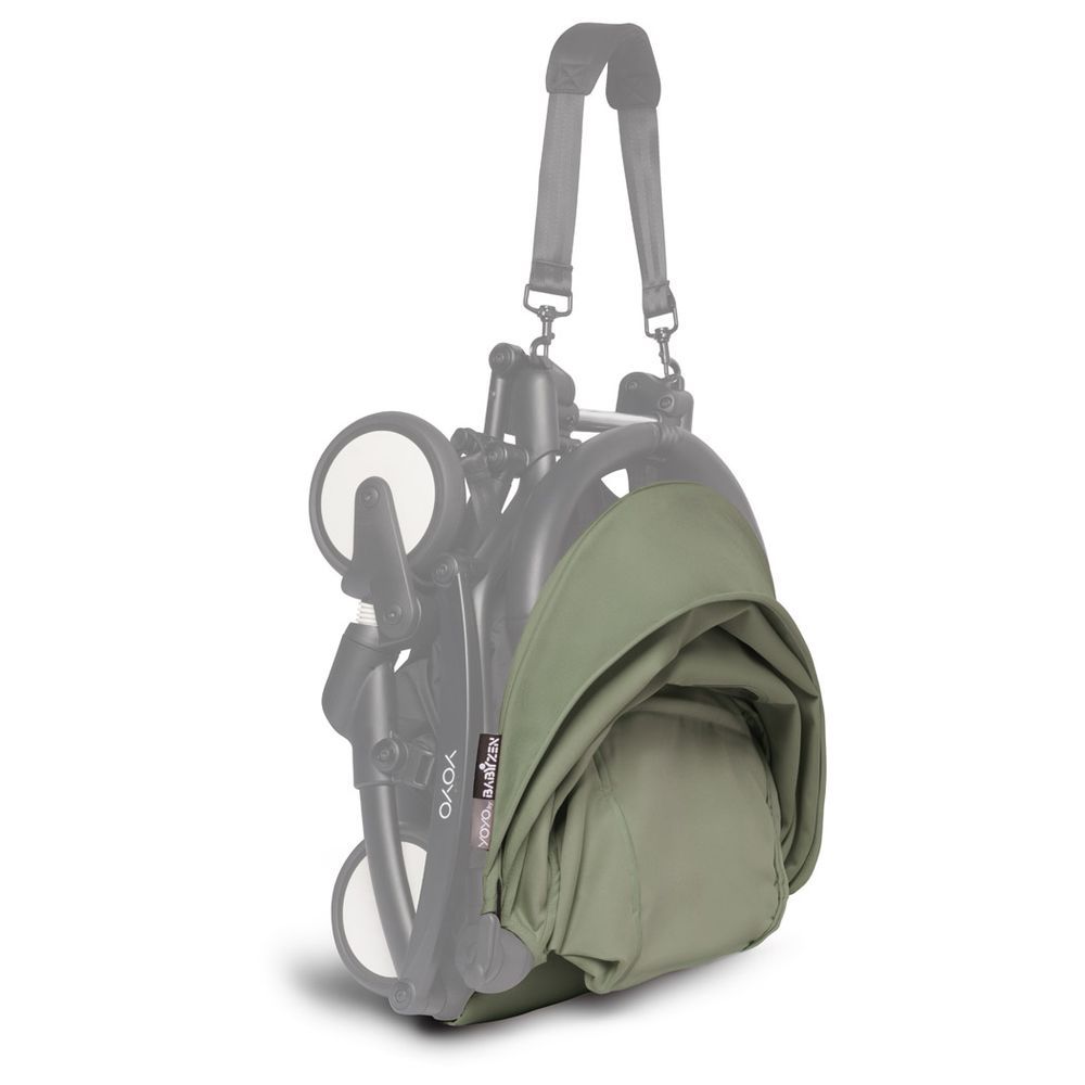 Babyzen - YOYO Pack 6+ - Olive - seat pad & canopy