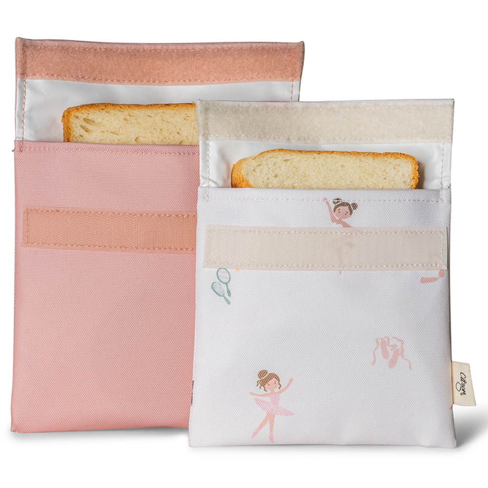 Citron - Reusable Sandwich Bag - Set Of 2 - Ballerina