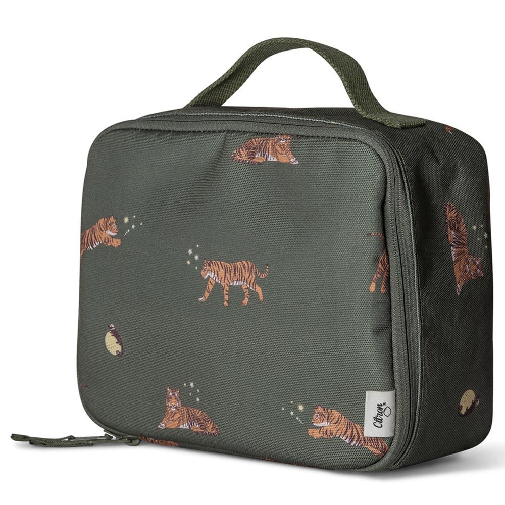 Citron - Insulated Square Lunchbag - Tiger