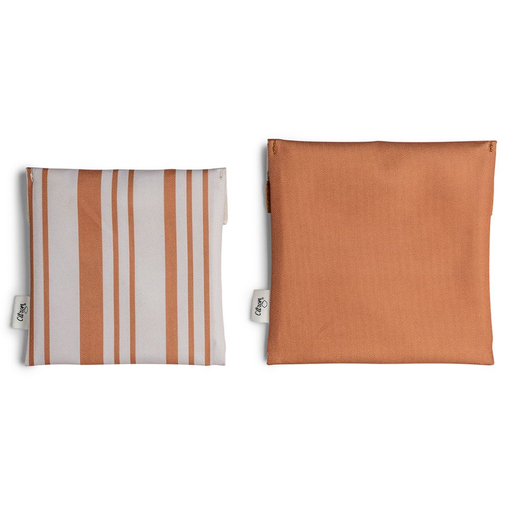 Citron - Reusable Sandwich Bag - Set Of 2 - Caramel